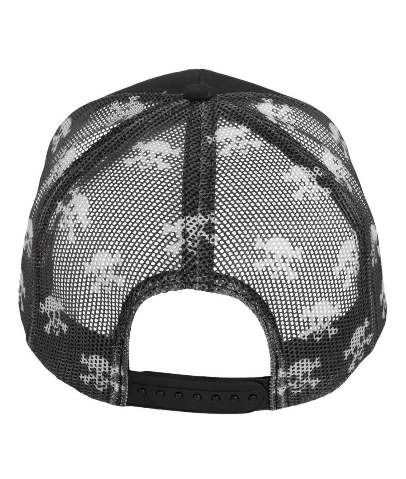 Black & White Skull CPO Trucker Hat