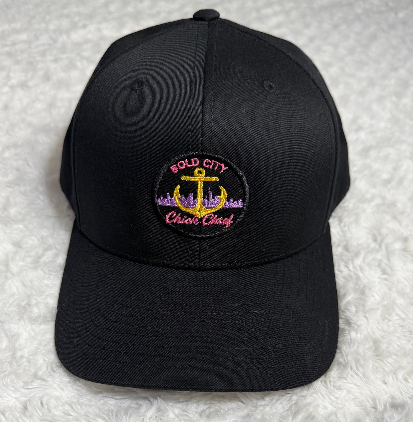 BOLD CITY Chick Chief Black SnapBack Performance Hat