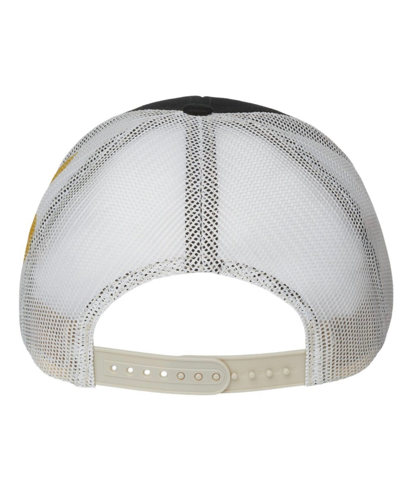 Black & White Fleur De Lis CPO Trucker Hat