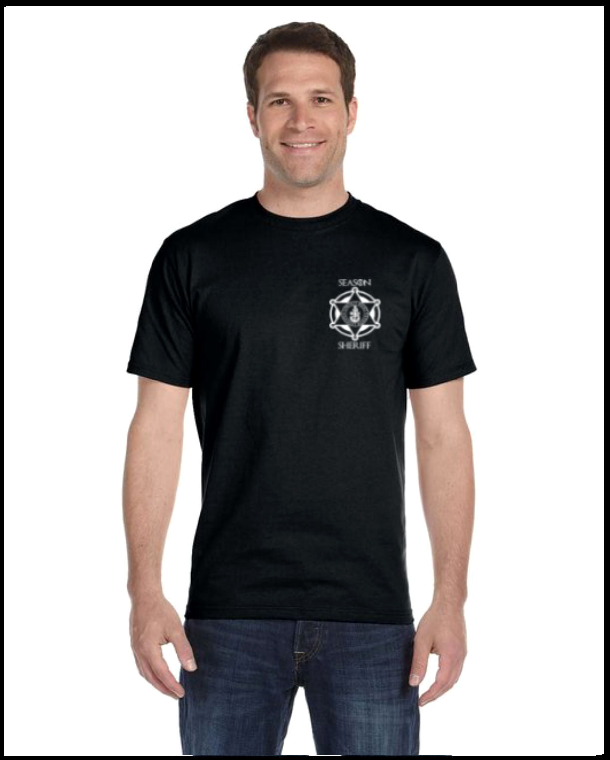 Longest Night Sheriff Black T-Shirt