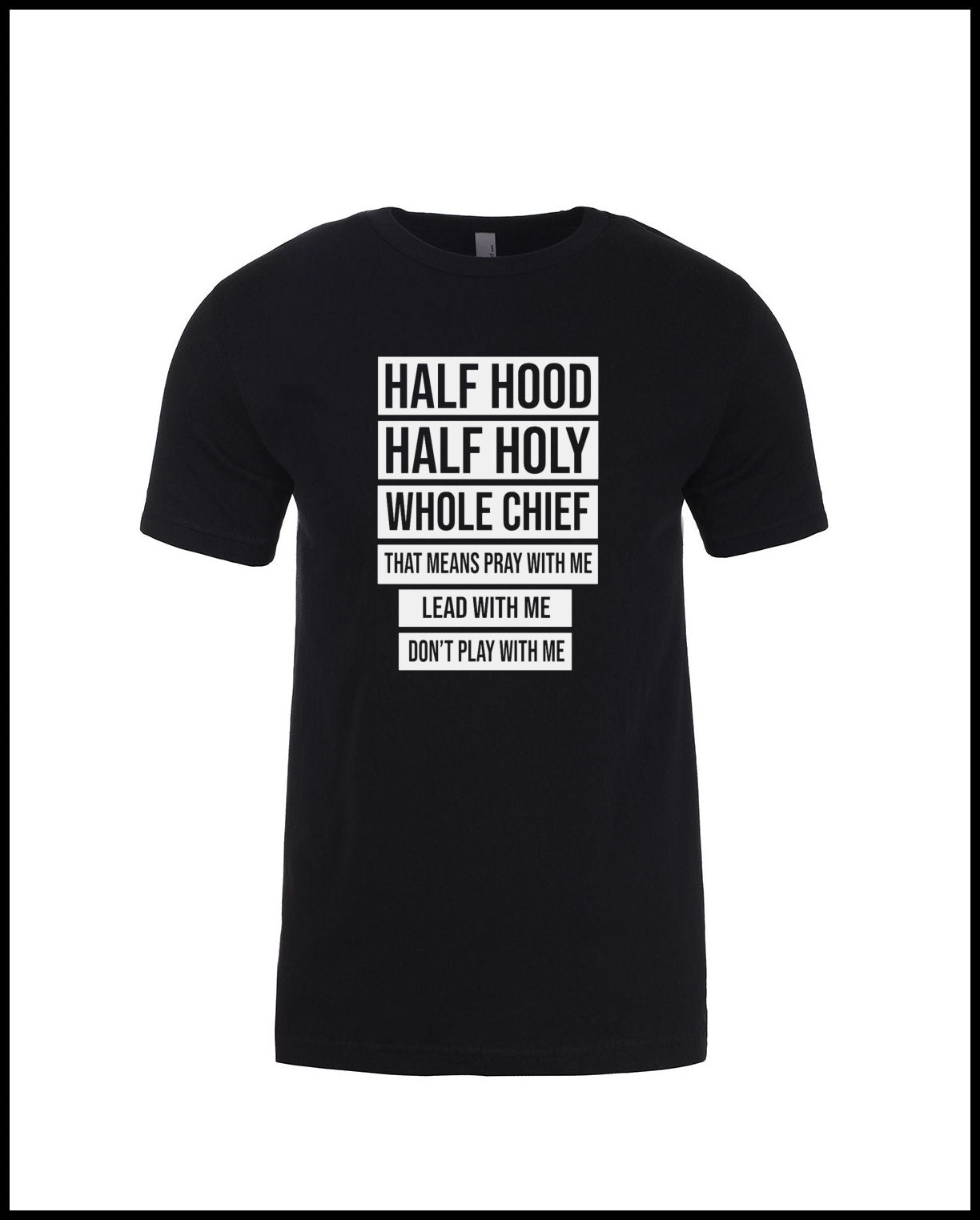 Whole Chief Black & White T-Shirt