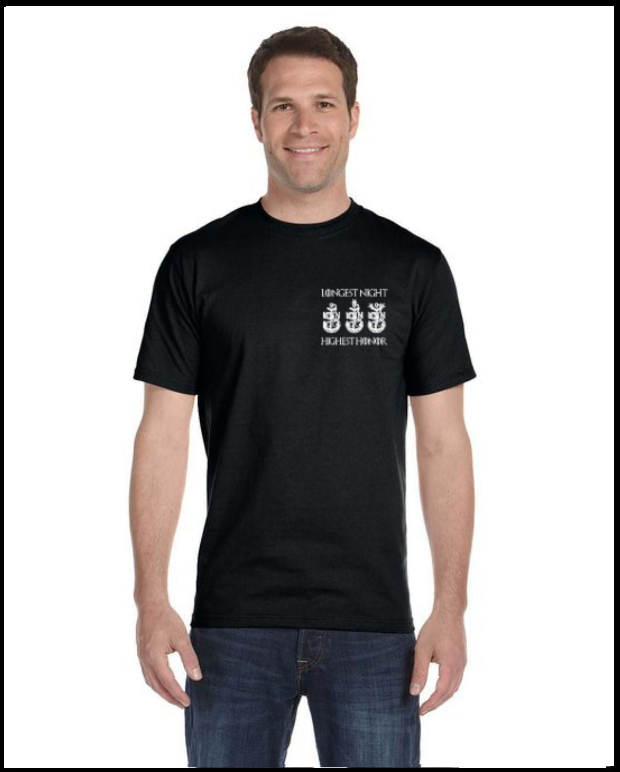 Longest Night Highest Honor Black T-Shirt