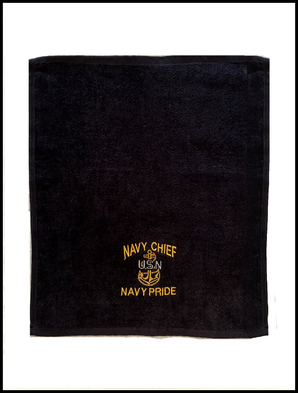 CPO Black Gym Towel