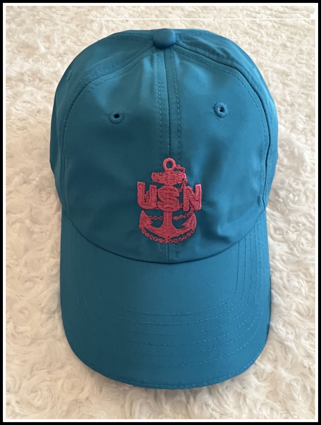 Turquoise & Pink CPO Hat