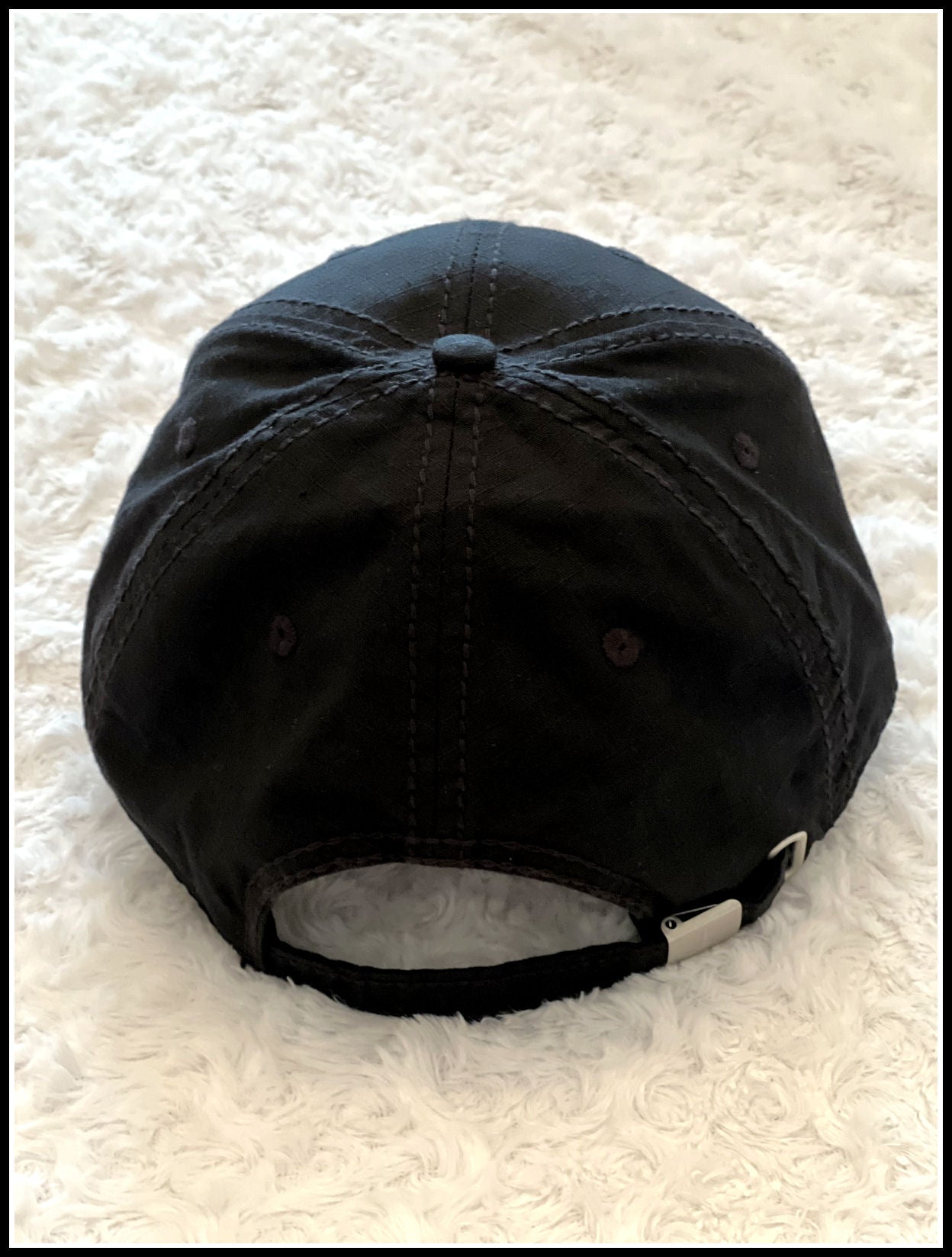 Black Distressed CPO Hat