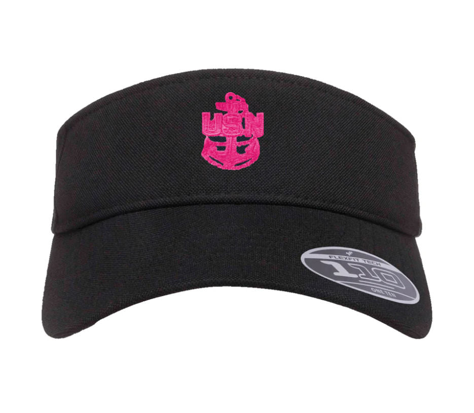 Black & Hot Pink CPO Visor