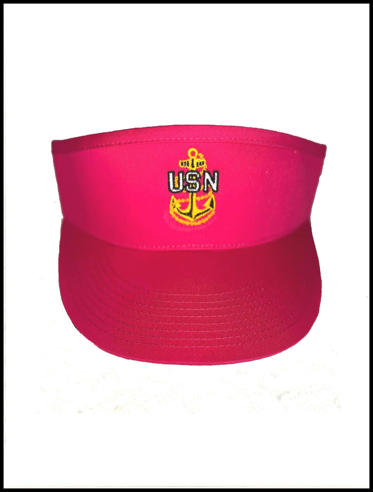 Hot Pink & Gold CPO Visor Hot