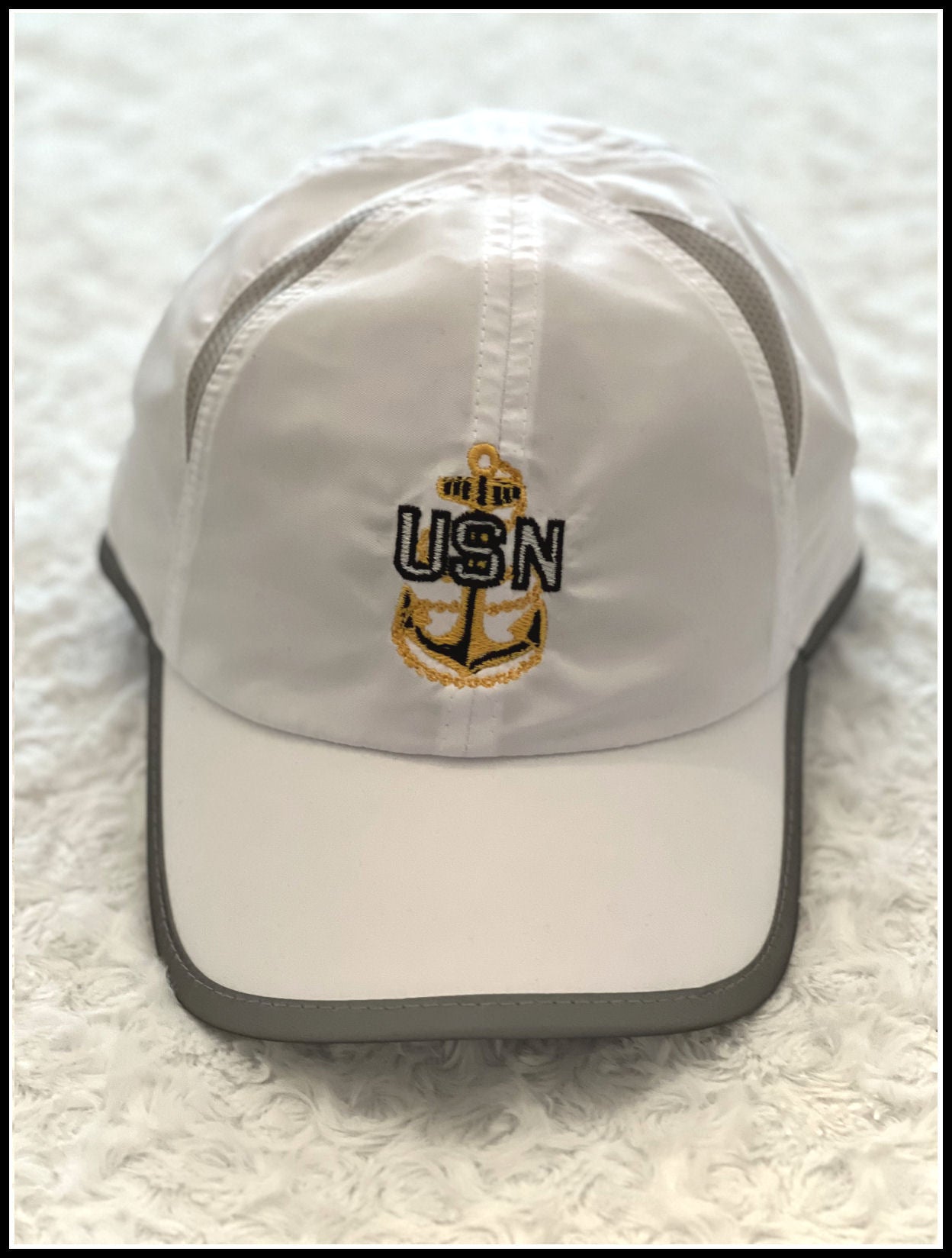 White Performance Cap