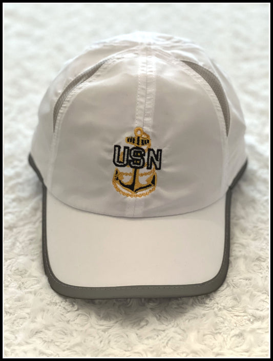 White Performance Cap