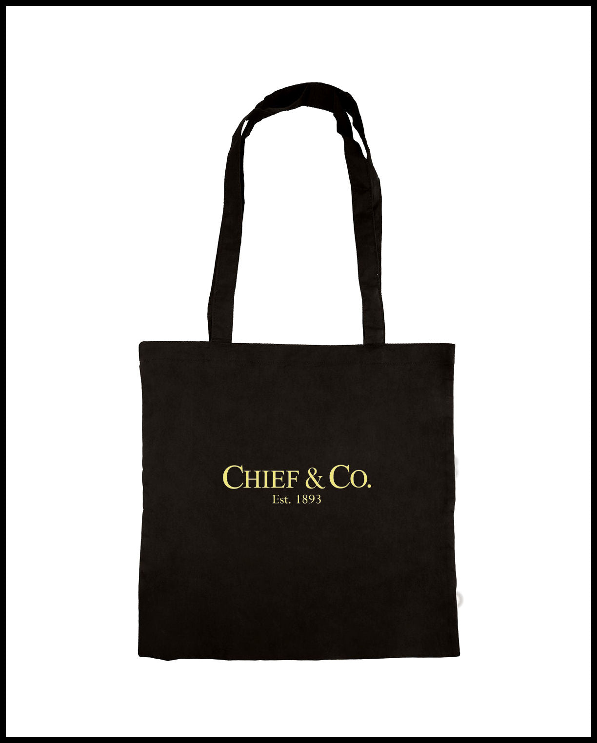 Chief & Co. Black & Cream Tote