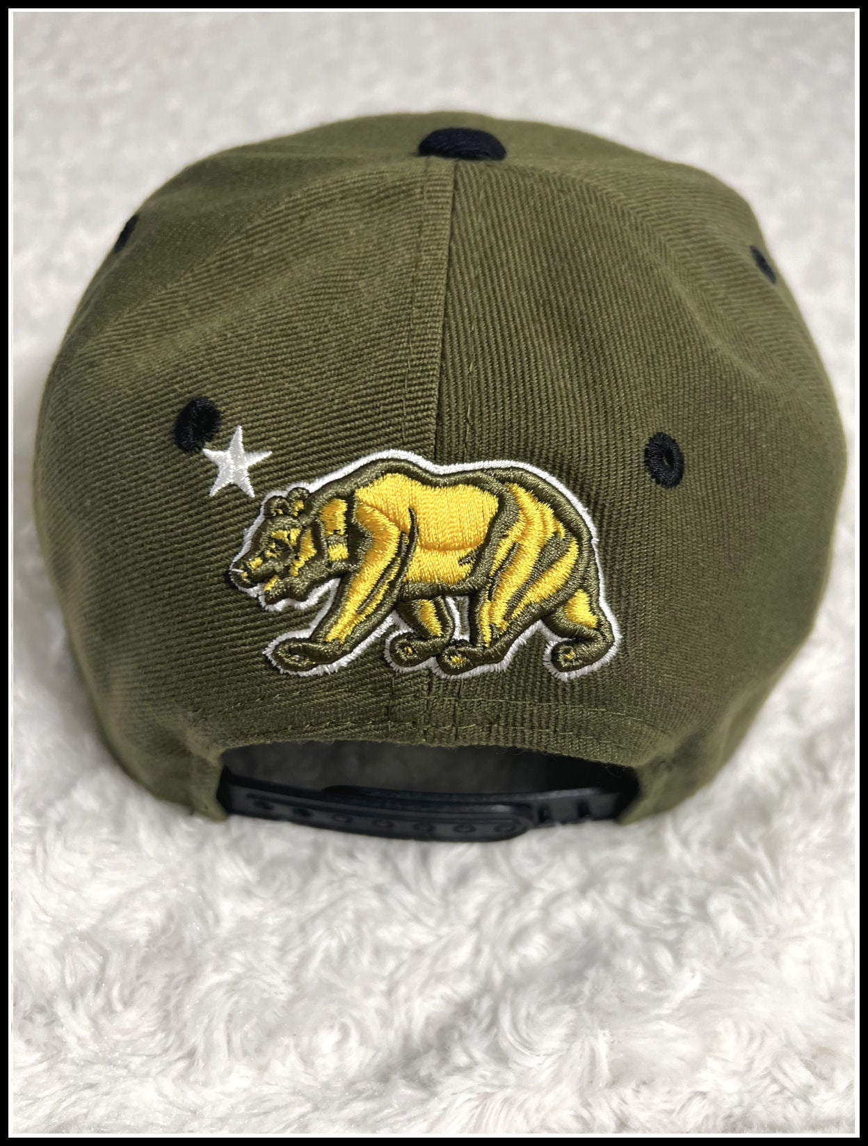 California Military Green & Black Chief Hat