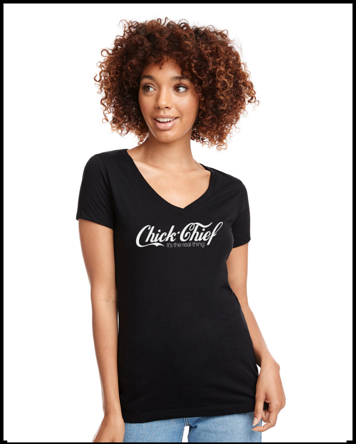 Chick Chief Real Thing Black T-Shirt