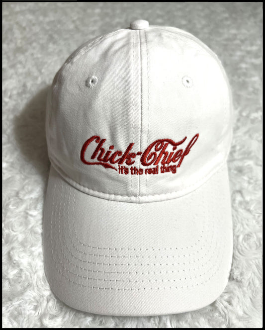 Chick Chief Real Thing White & Red Hat