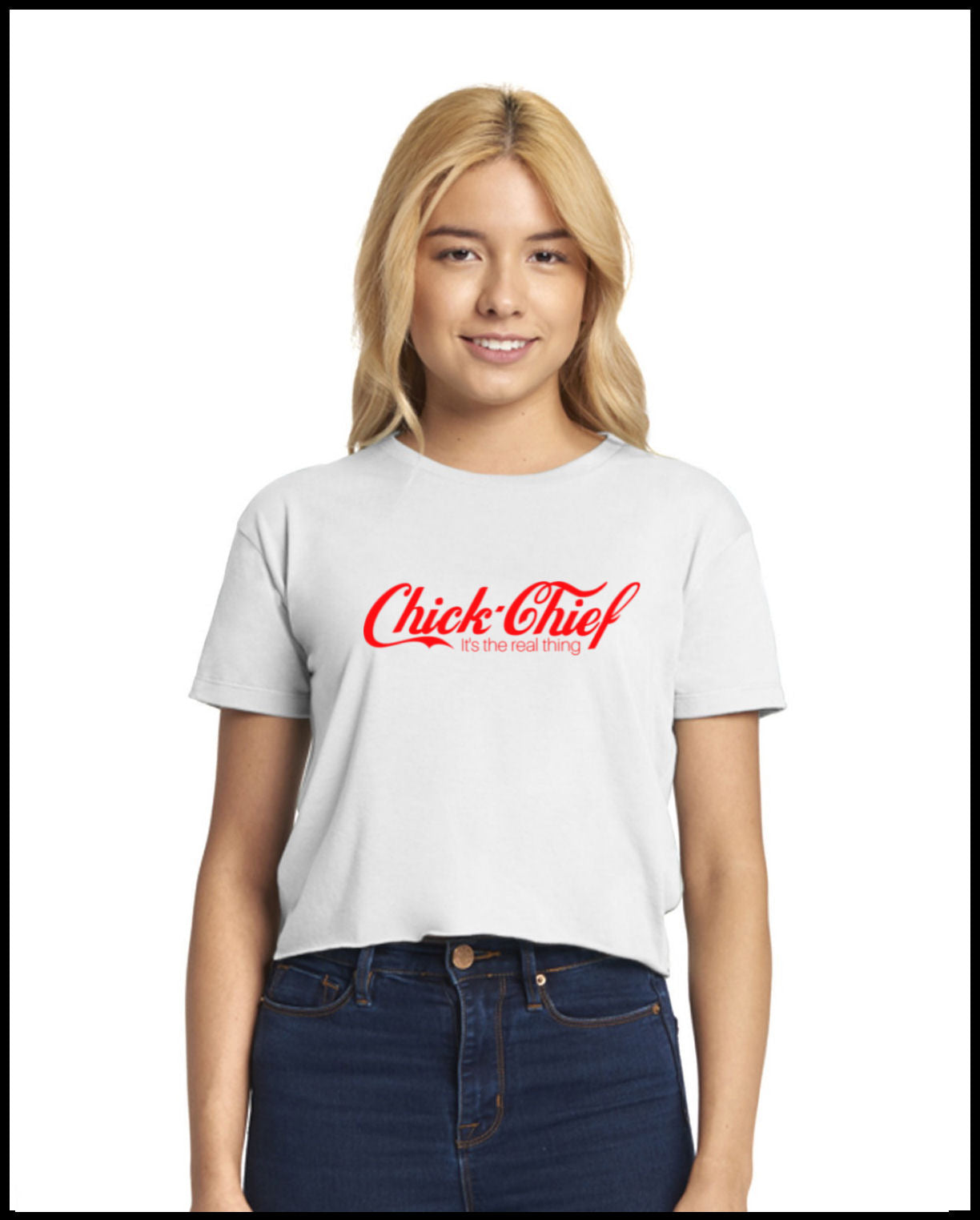 Chick Chief Real Thing White T-Shirt