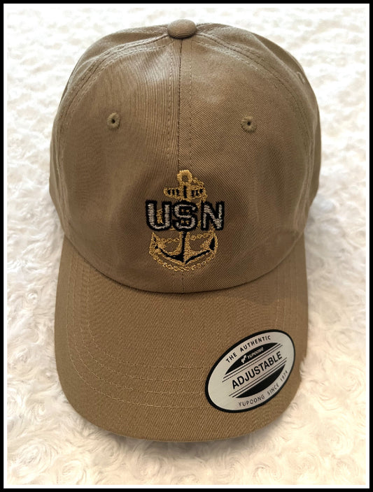 Khaki CPO Hat- Cotton