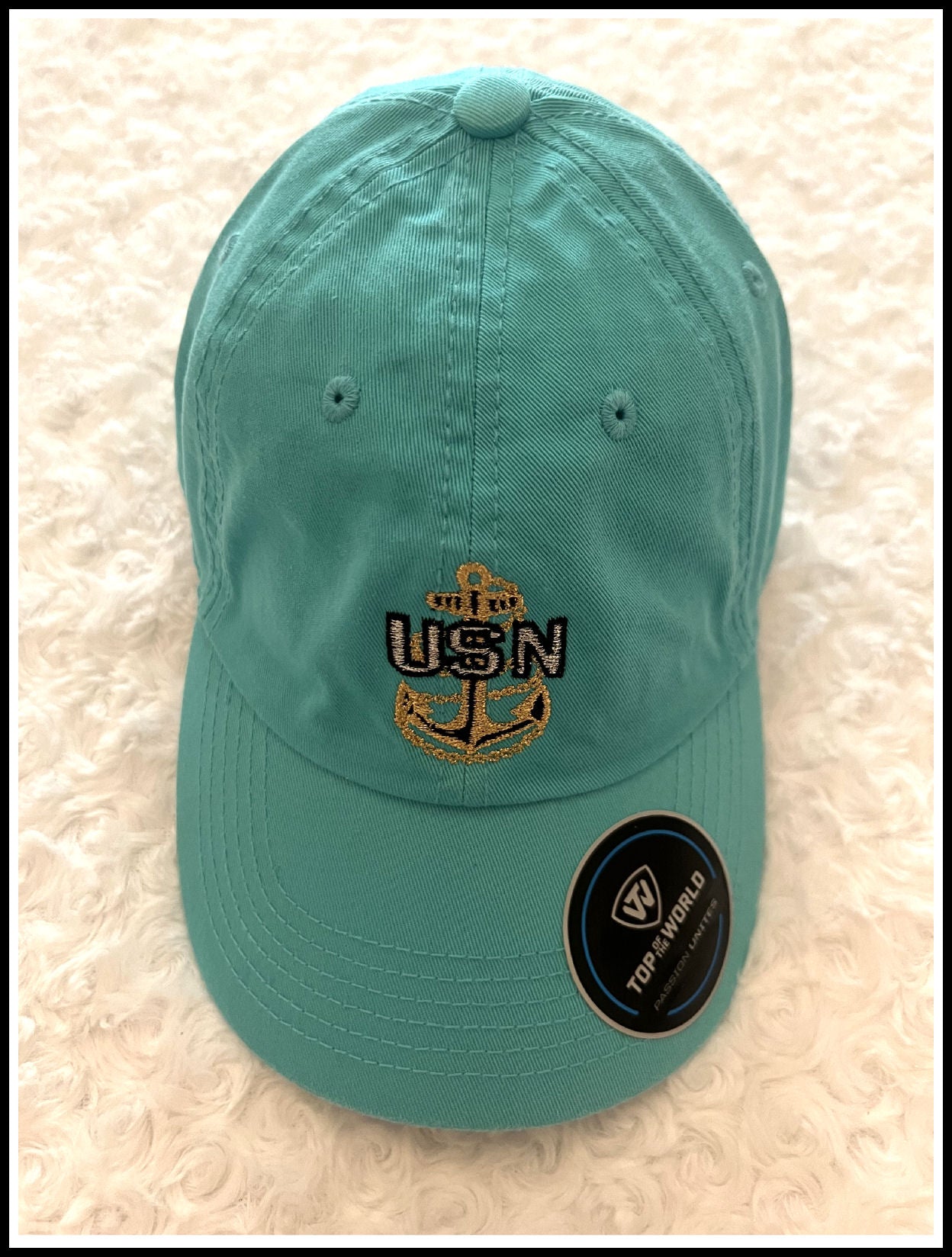Tahiti Blue Cotton CPO Hat