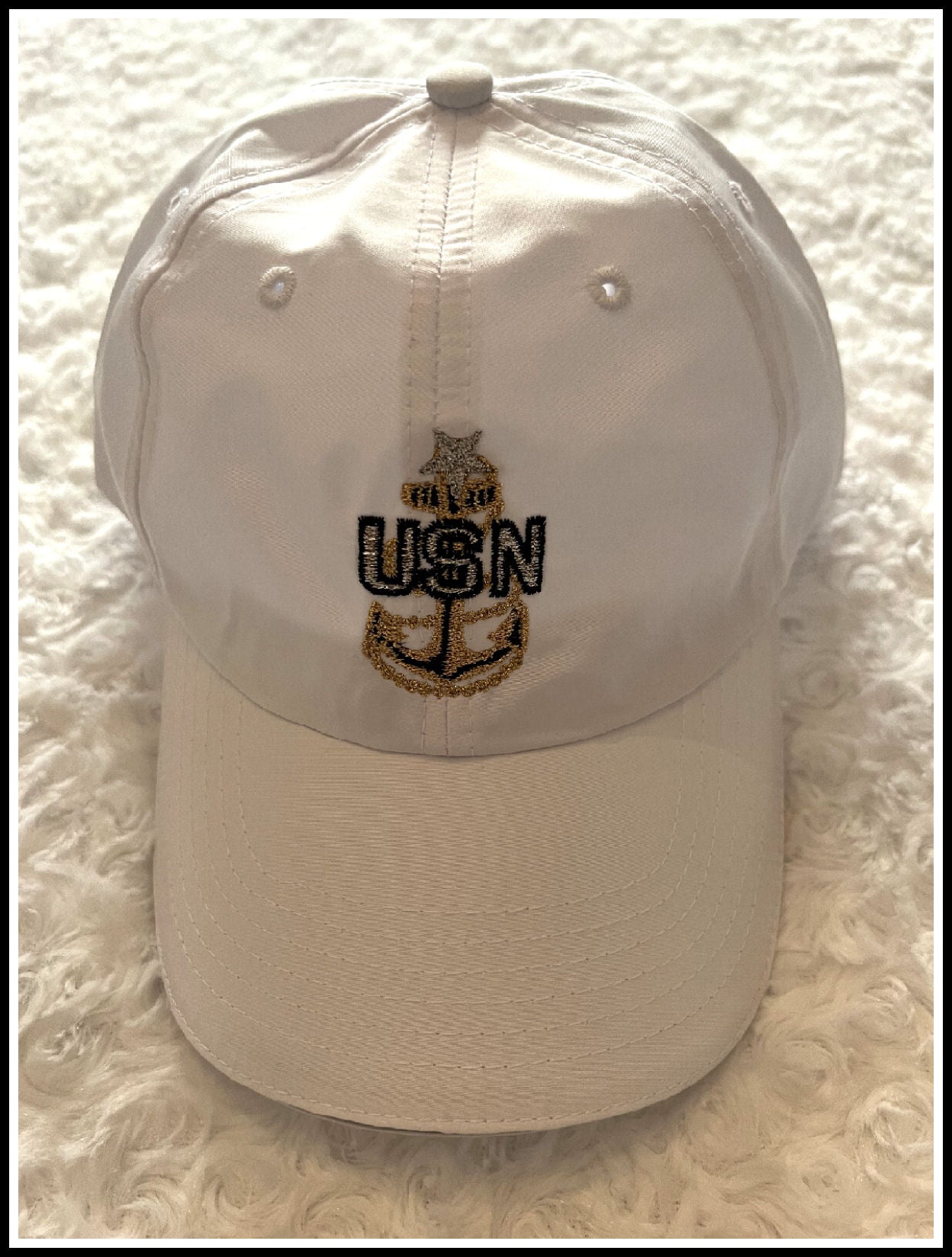 White CPO Hat