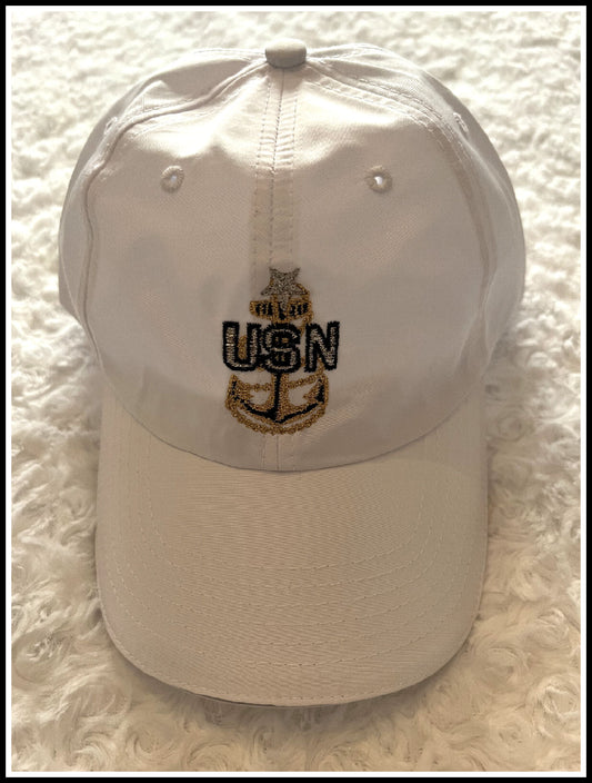 White CPO Hat