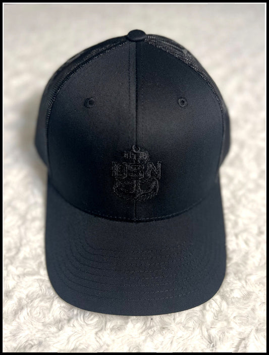 Black CPO Trucker Hat with Color Options