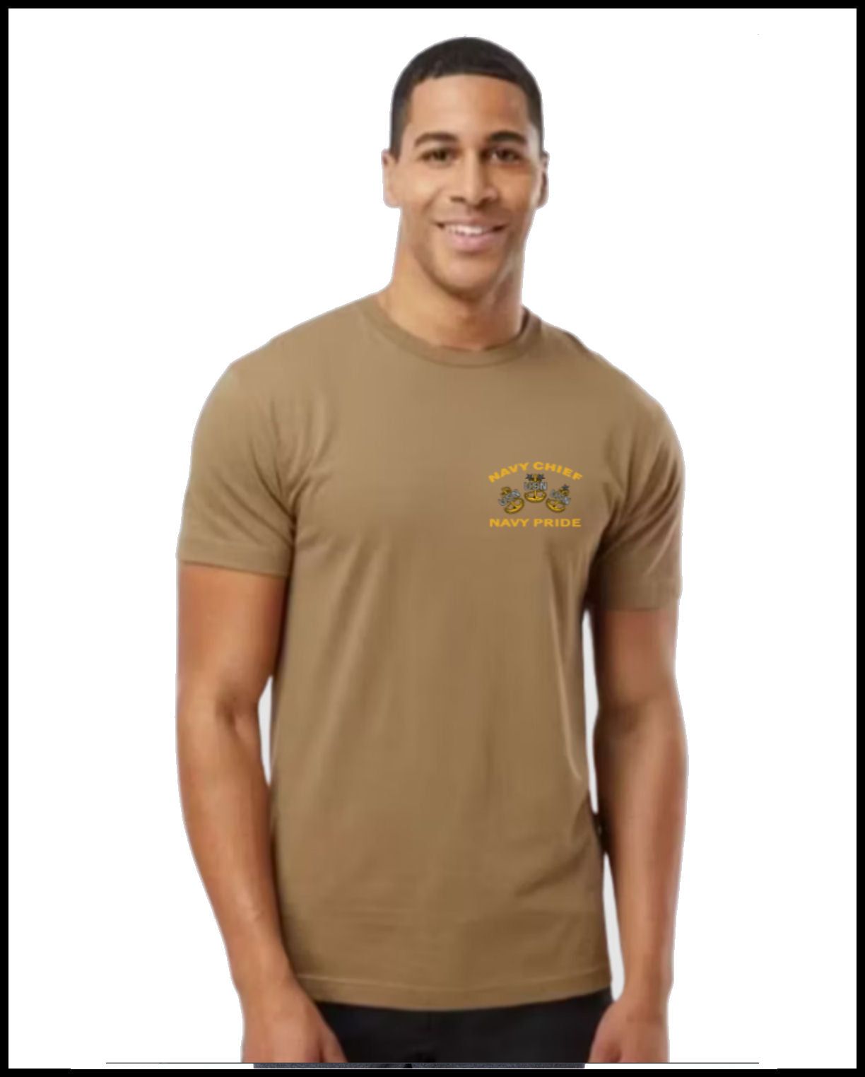 Coyote Brown Chief Pride & Leadership Dry Fit T-Shirt