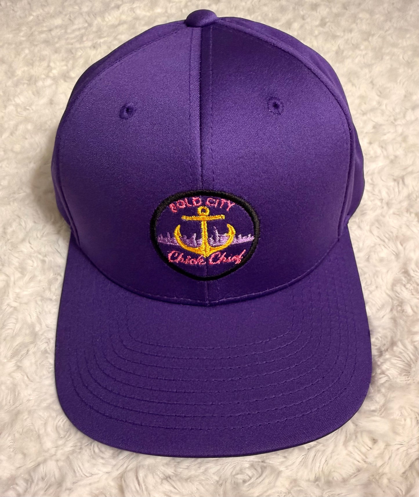 BOLD CITY Chick Chief Purple SnapBack Performance Hat