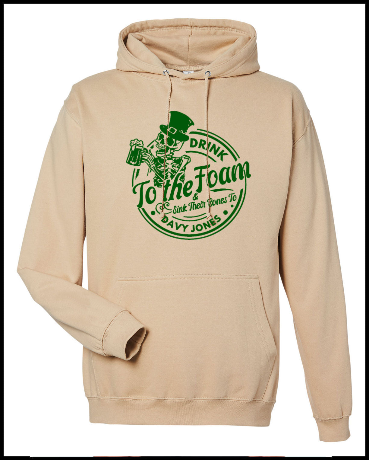 Drink to the Foam Hooded Sweatshirt