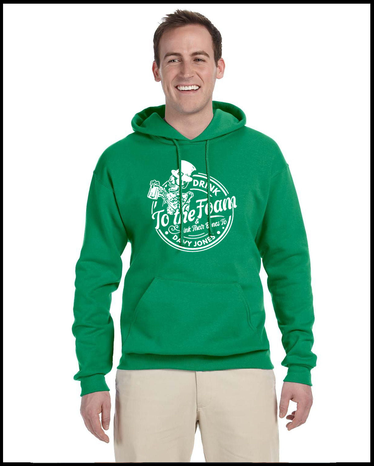 Drink to the Foam Hooded Sweatshirt