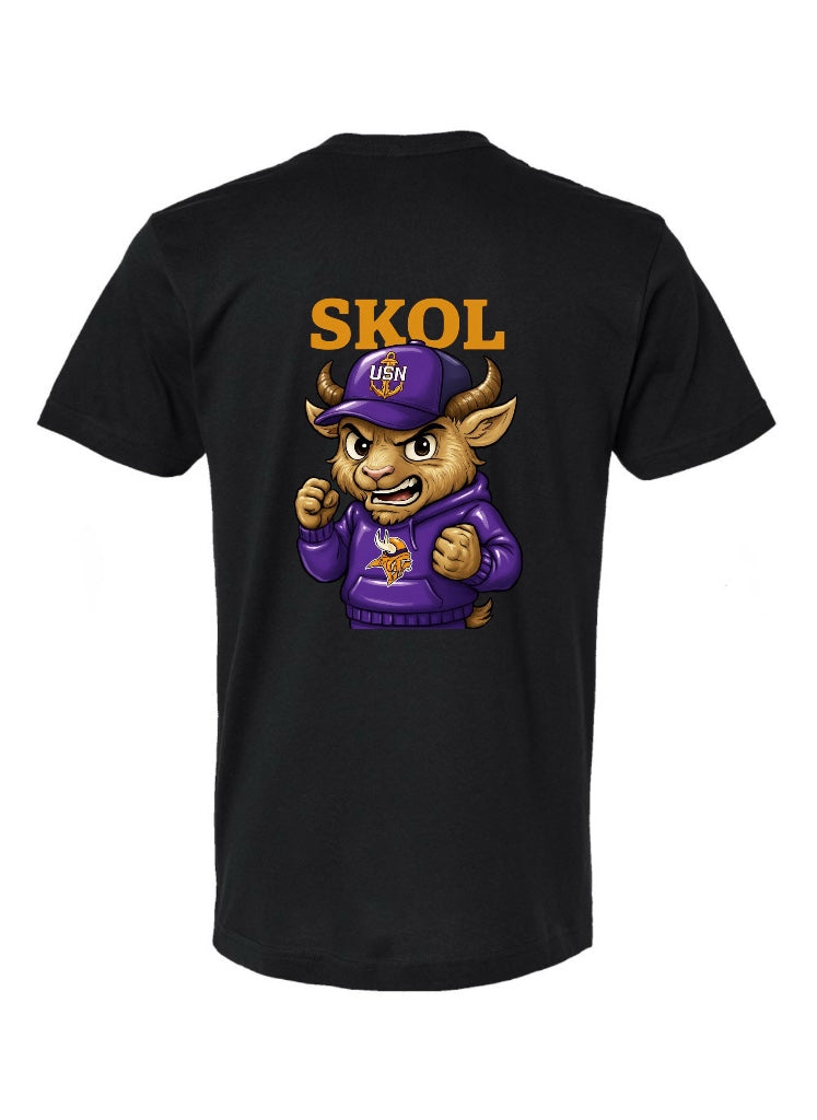 SKOL Male Goat Black T-Shirt