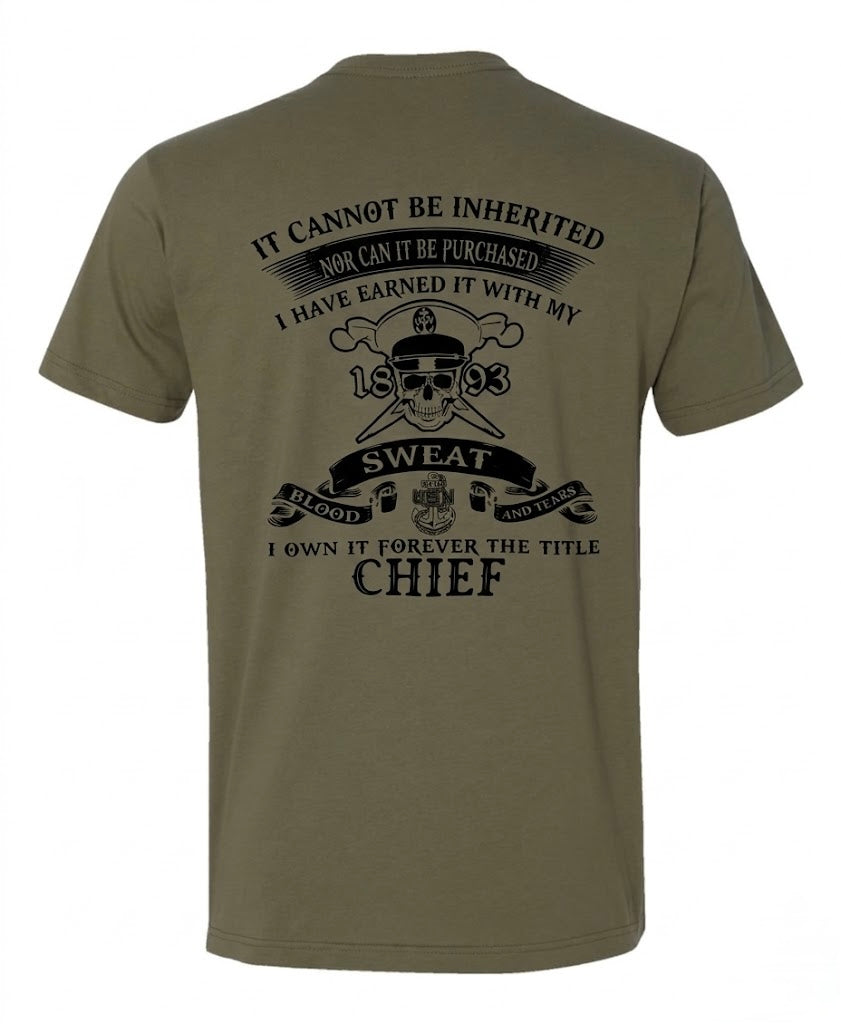 Earned Not Given CPO T-Shirt Military Green & Black