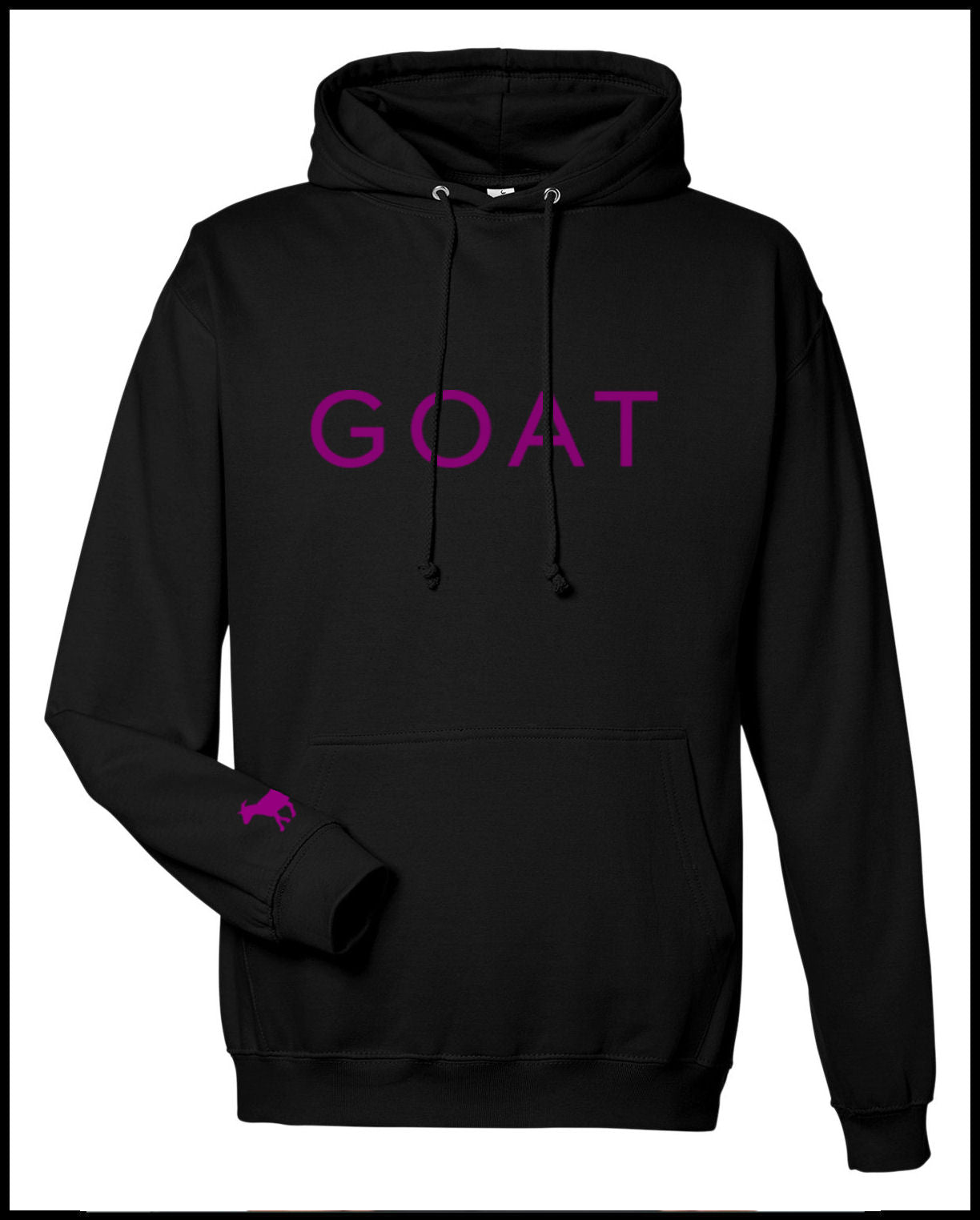 Goat Black Hooded Sweatshirt