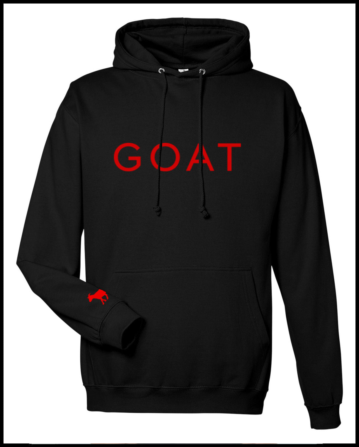 Goat Black Hooded Sweatshirt