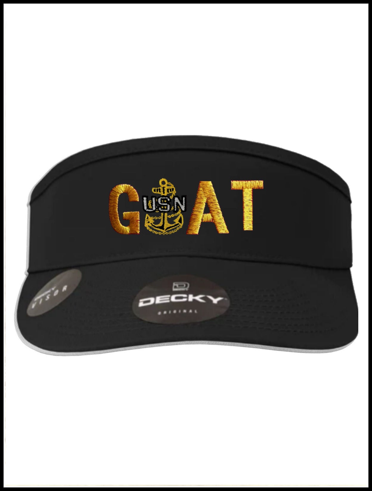 Black & Gold GOAT Visor