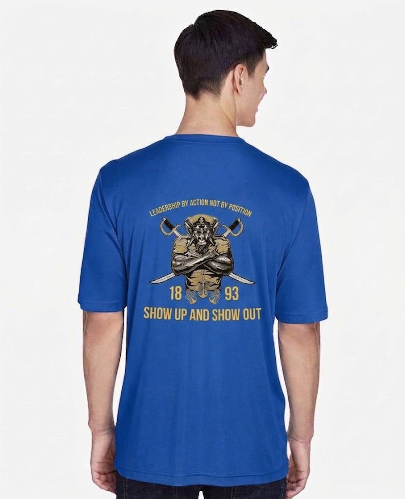 Royal Blue Chief Pride & Leadership Dry-Fit T-Shirt