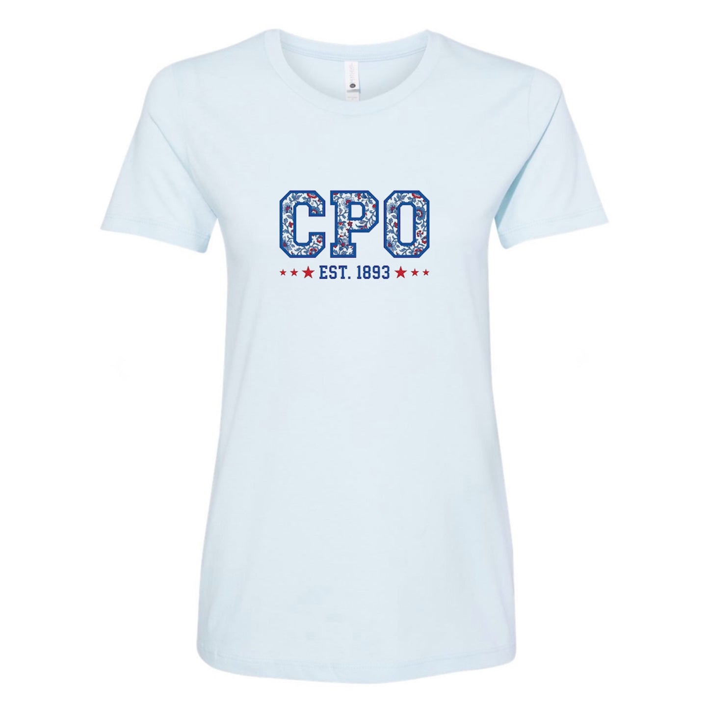 Floral CPO Light Blue T-Shirt