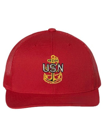 Red CPO Trucker Hat with Color Options