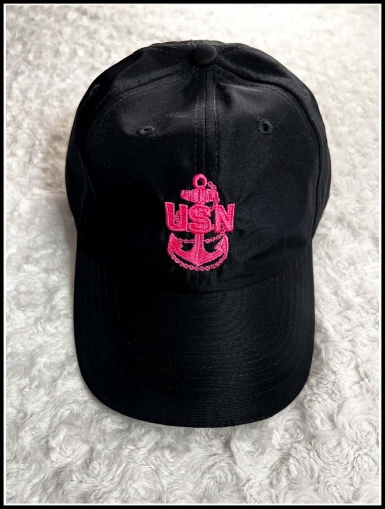Black & Hot Pink CPO Hat