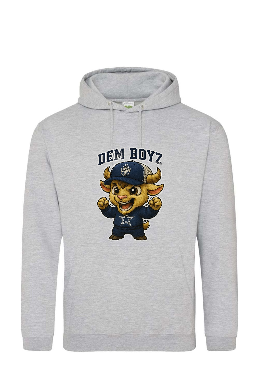 Sports Gray Team Goat Apparel with Dem Boyz Slogan