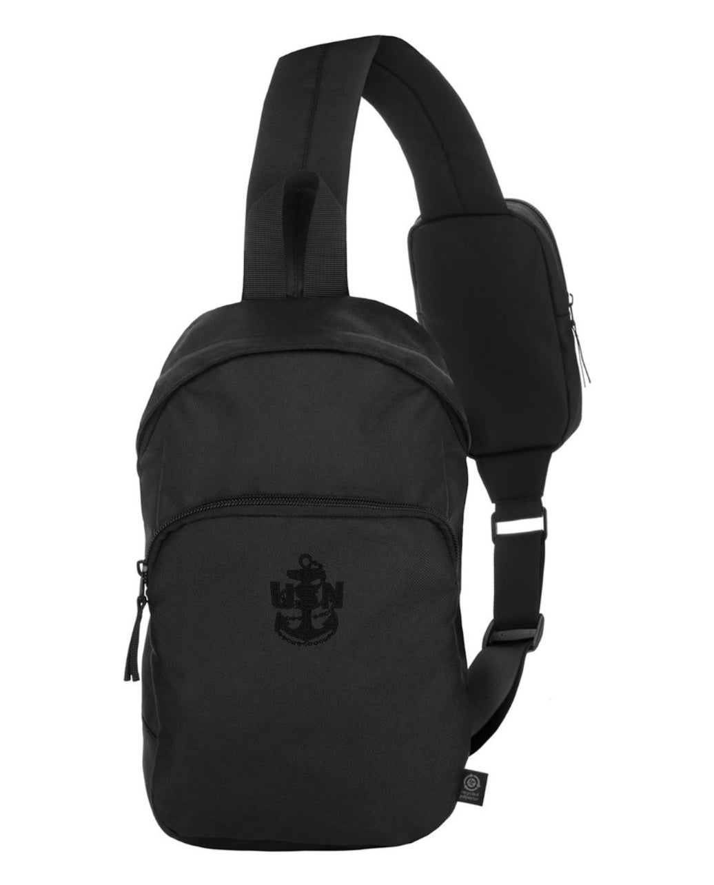 Black CPO Sling Bag with Black Anchor