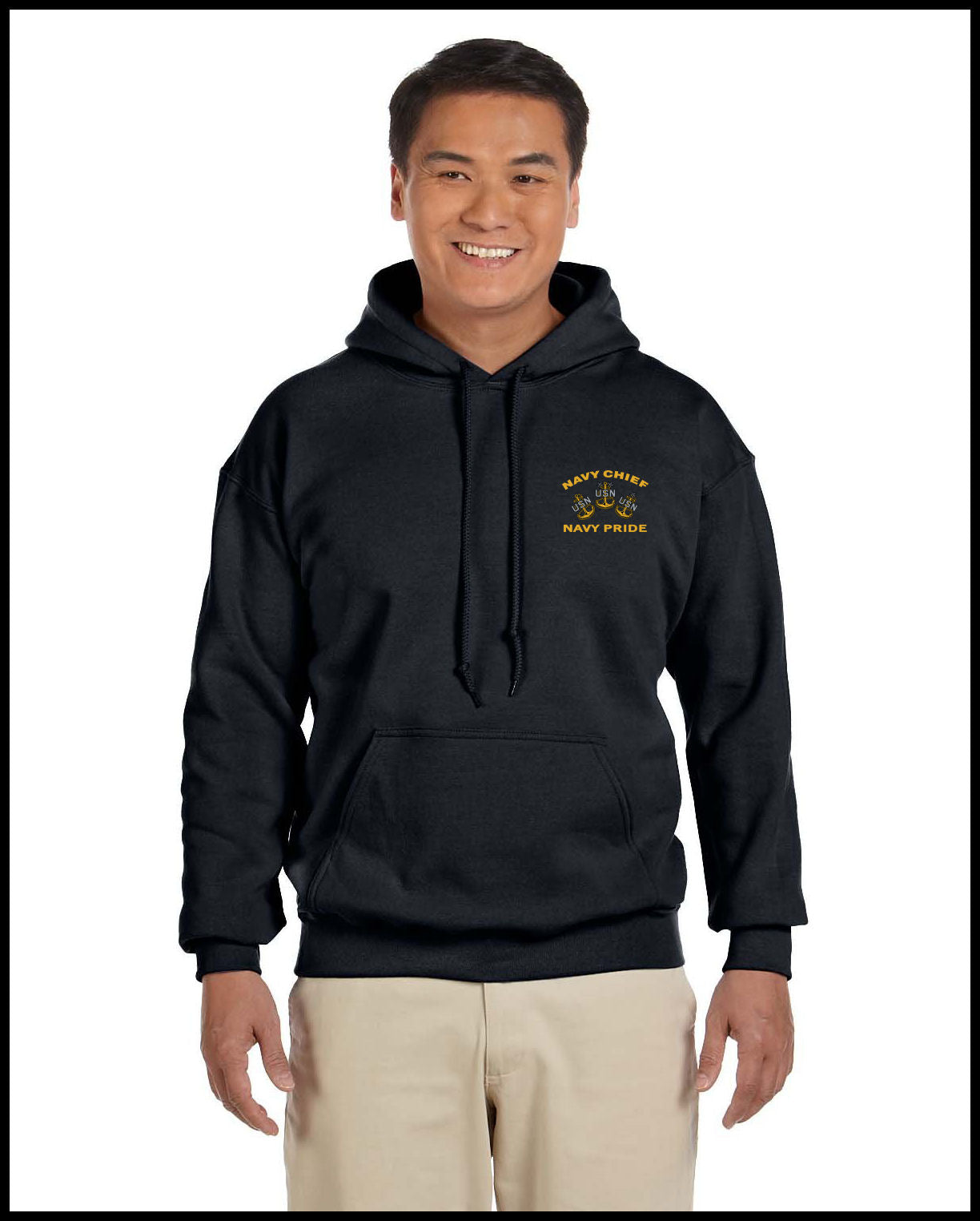 Chief Pride & Leadership Black Hooded Sweatshirt