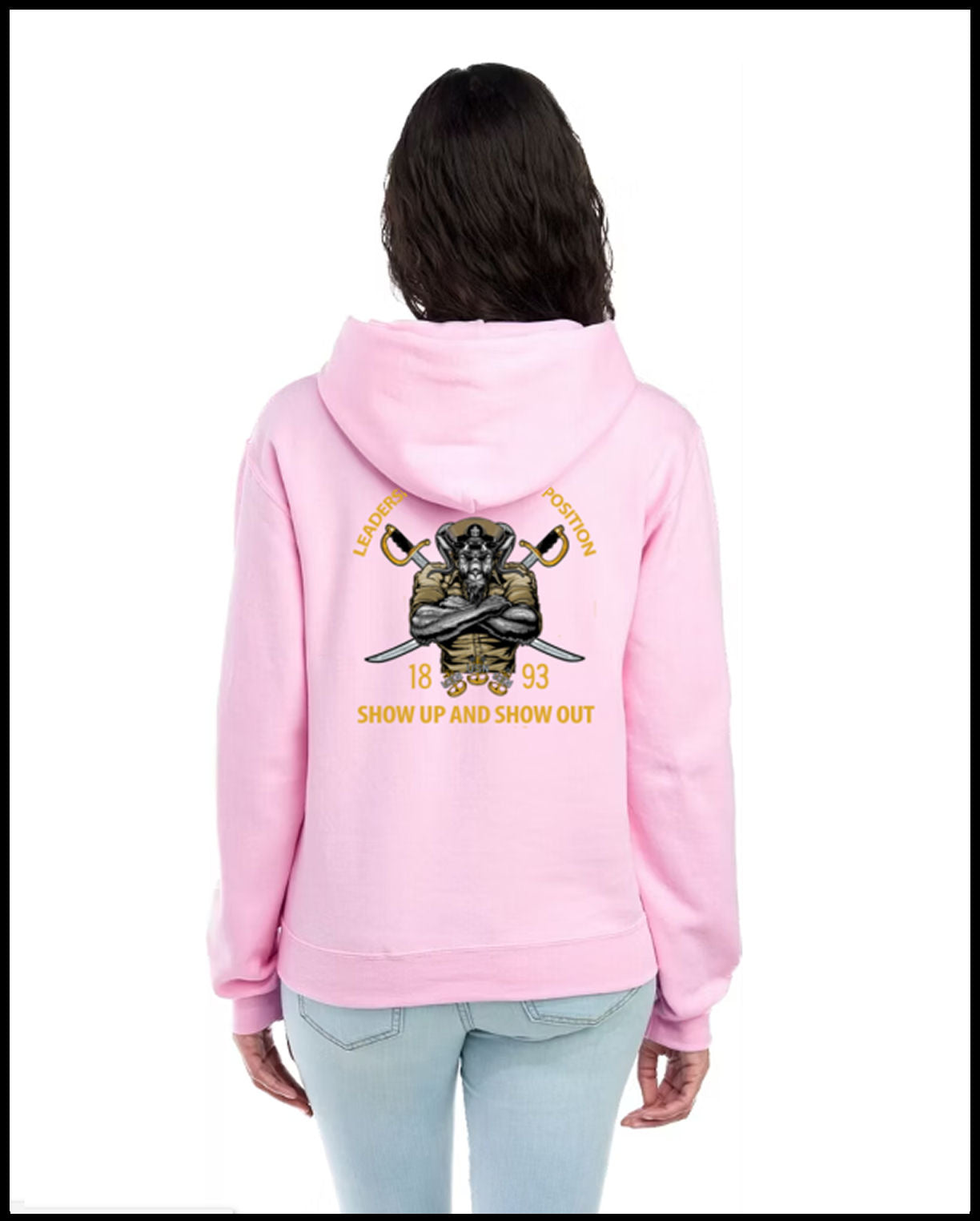 Chief Pride & Leadership Light Pink Hooded Sweatshirt