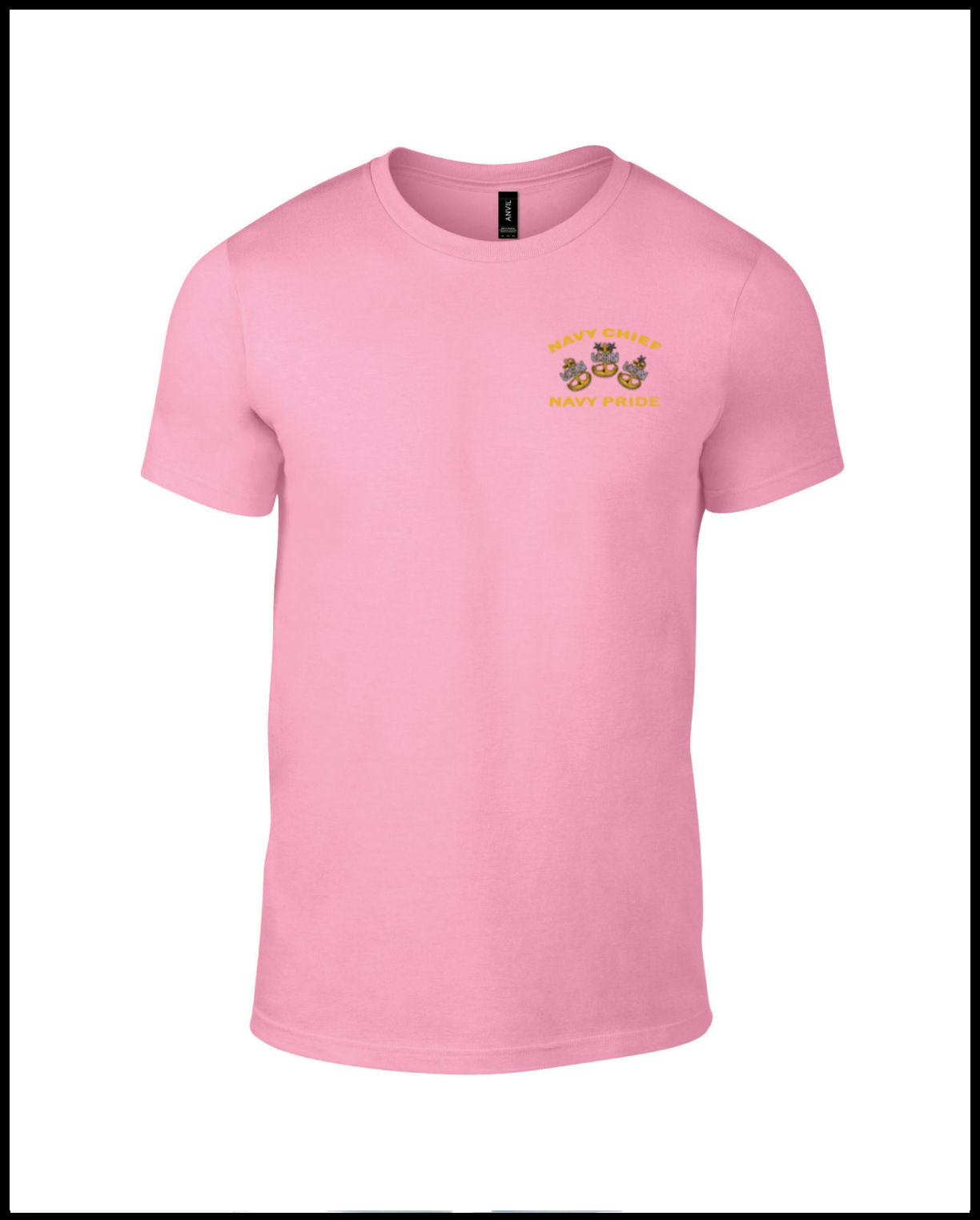 Ladies Cut Light Pink Chief Pride & Leadership Dry-Fit T-Shirt