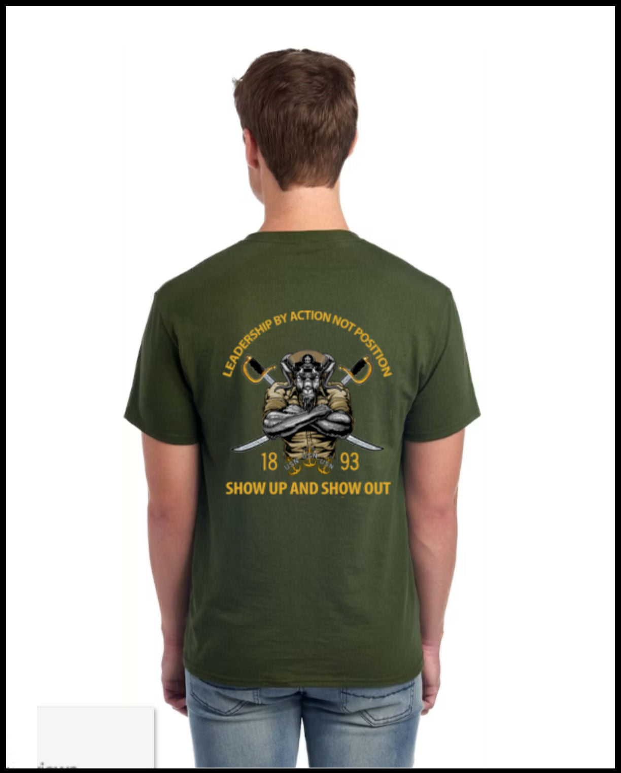 Military Green Chief Pride & Leadership T-Shirt