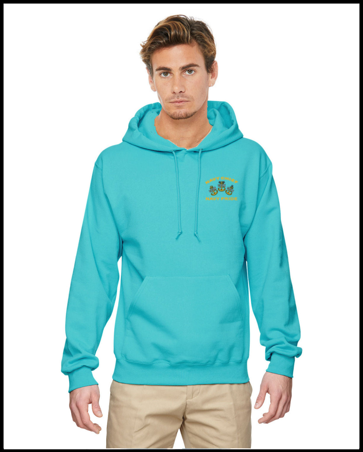 Chief Pride & Leadership Tahiti Blue Hooded Sweatshirt