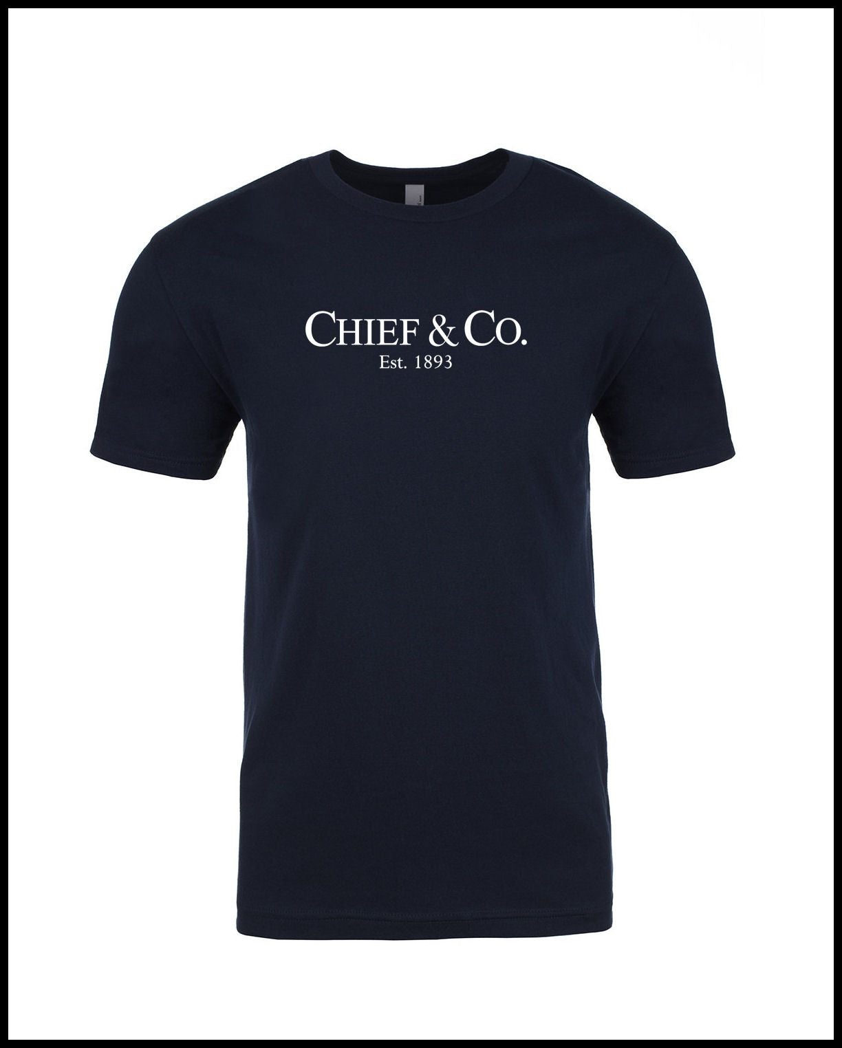 Chief & Company Navy & White T-Shirt
