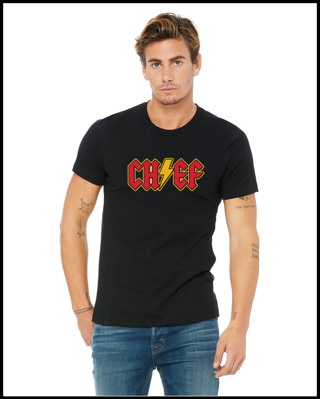 RockChief Black, Red & Yellow T-Shirt