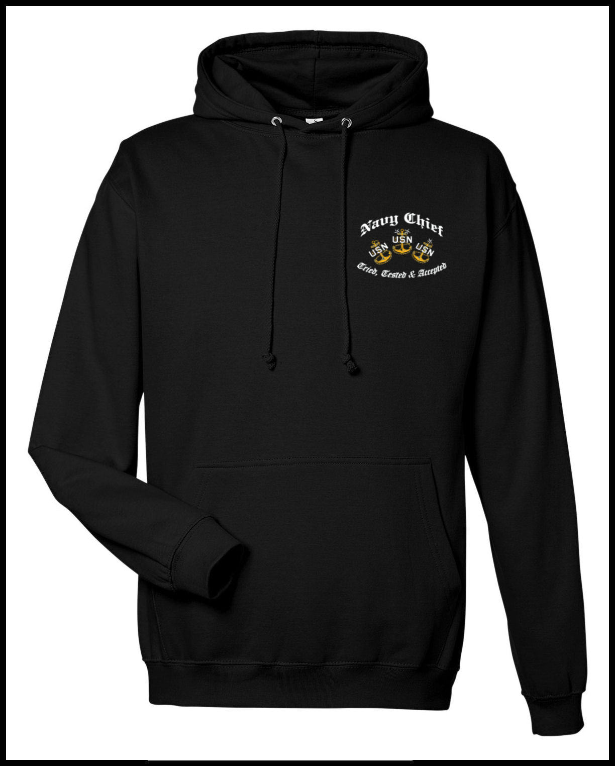 Chief Punisher Goat Black Hooded Sweatshirt