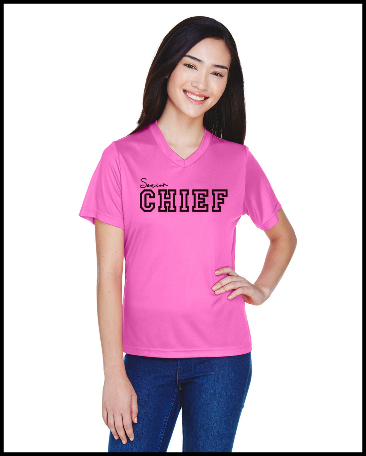 CPO "PINK" & Black DryFit T-Shirt