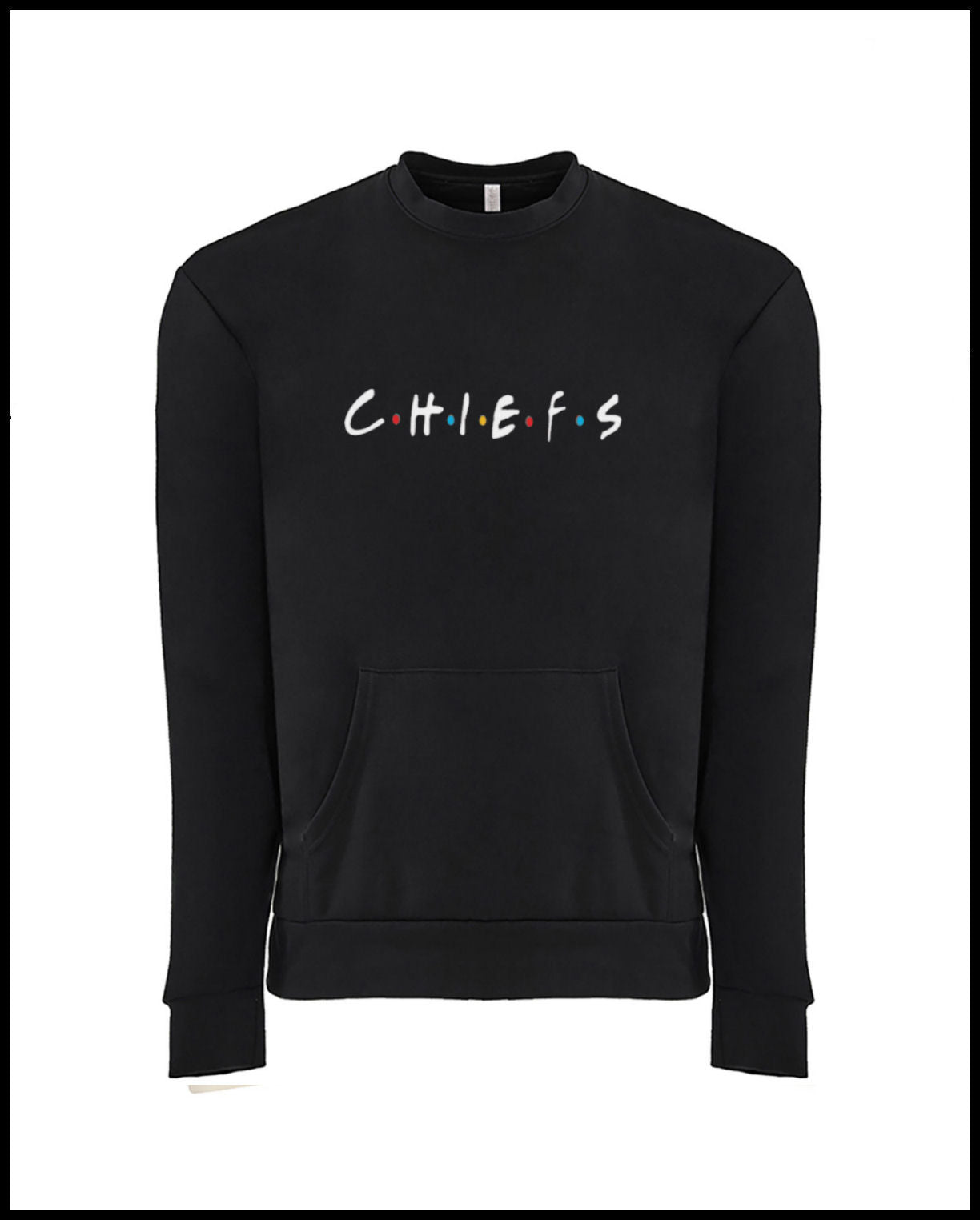 Chief (Friends) Black & White Pocket Sweatshirt