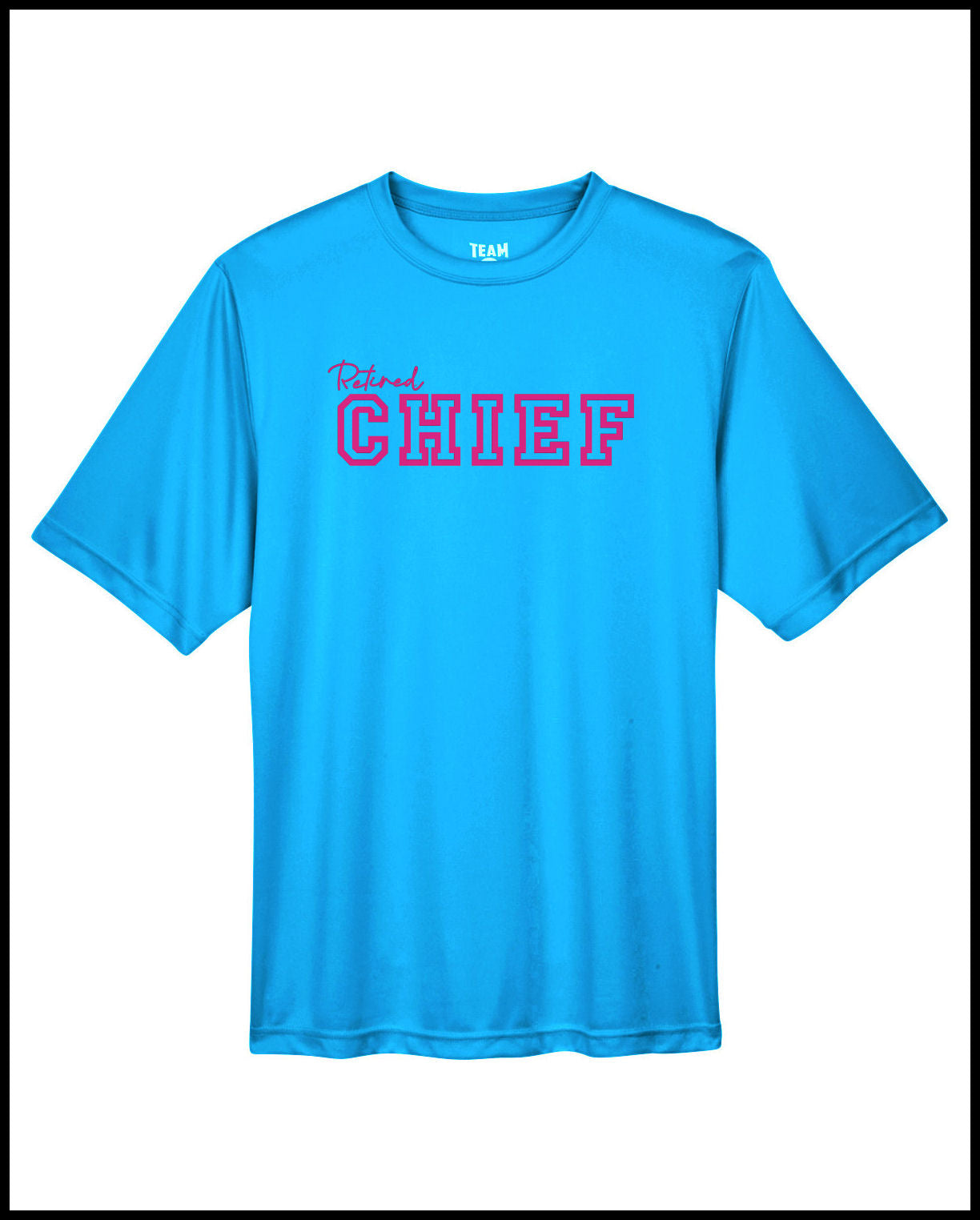 CPO Turquoise & “PINK” Dry Fit T-Shirt