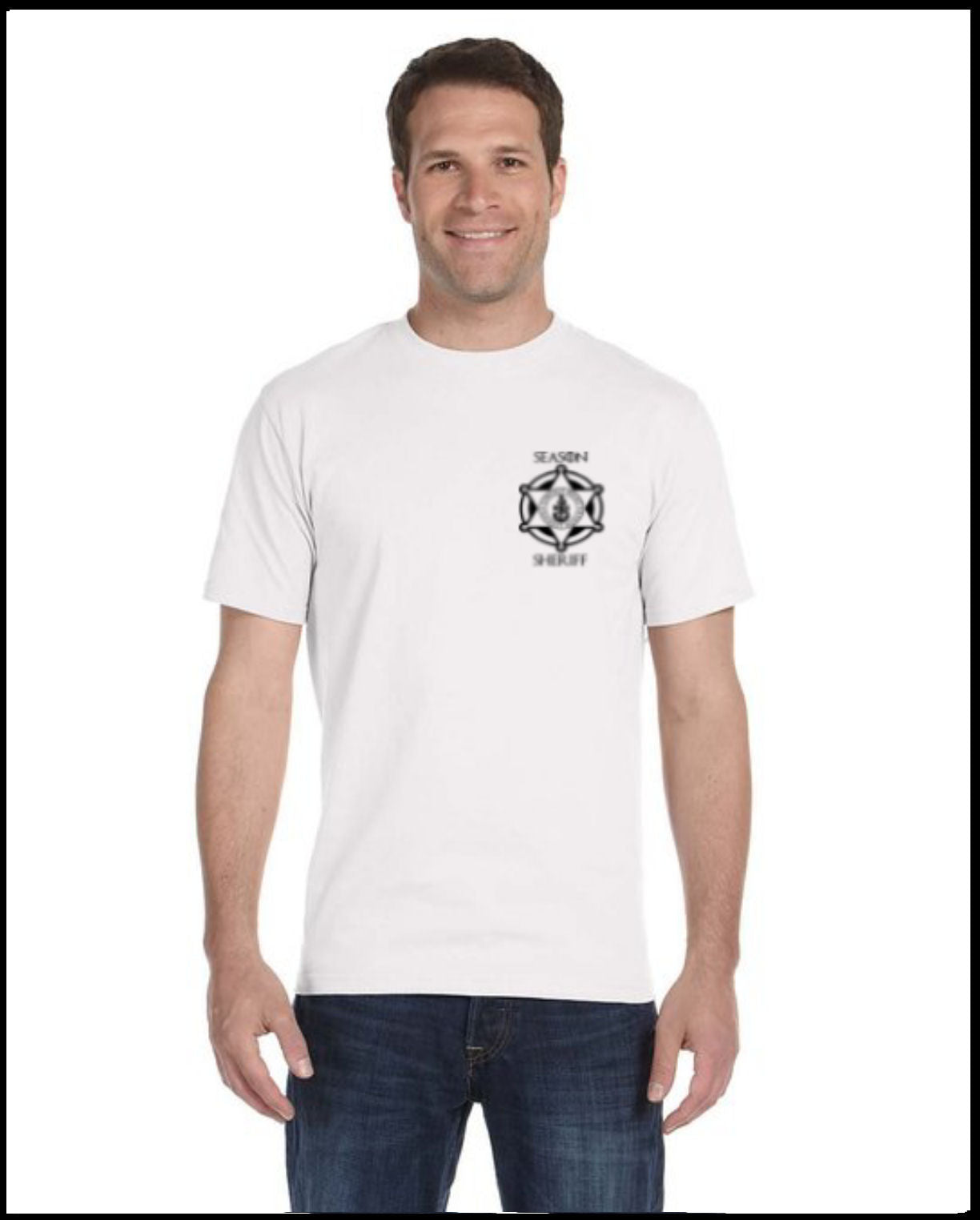 Longest Night Sheriff White T-Shirt